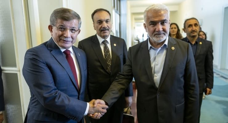 دیدار رئیس هداپار با احمد داوود اوغلو و تمل کارا ملا اوغلو