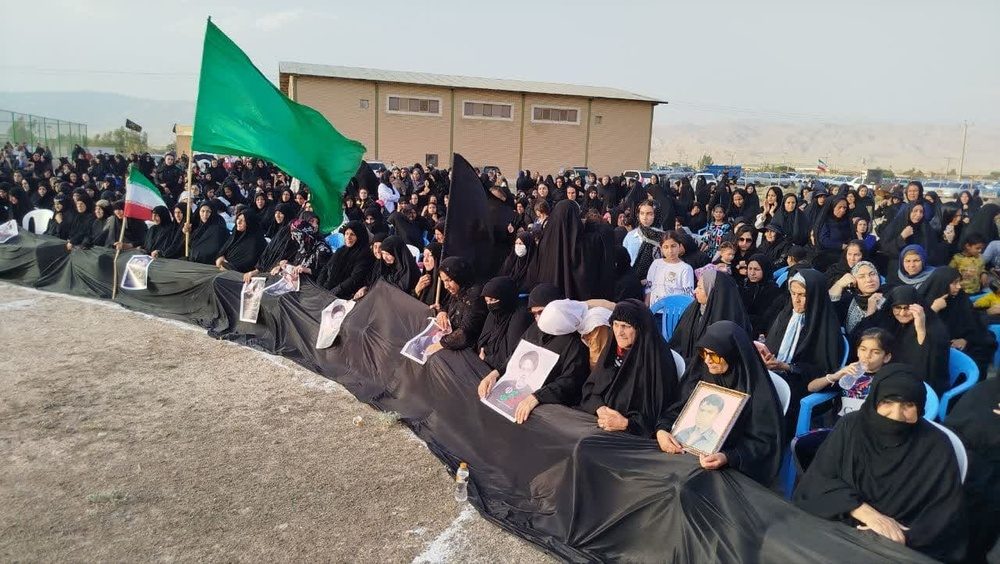 گزارش تصویری آیین سنتی چمر شهید رئیسی توسط ایل شوهان