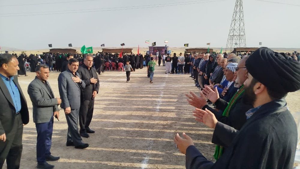 گزارش تصویری آیین سنتی چمر شهید رئیسی توسط ایل شوهان