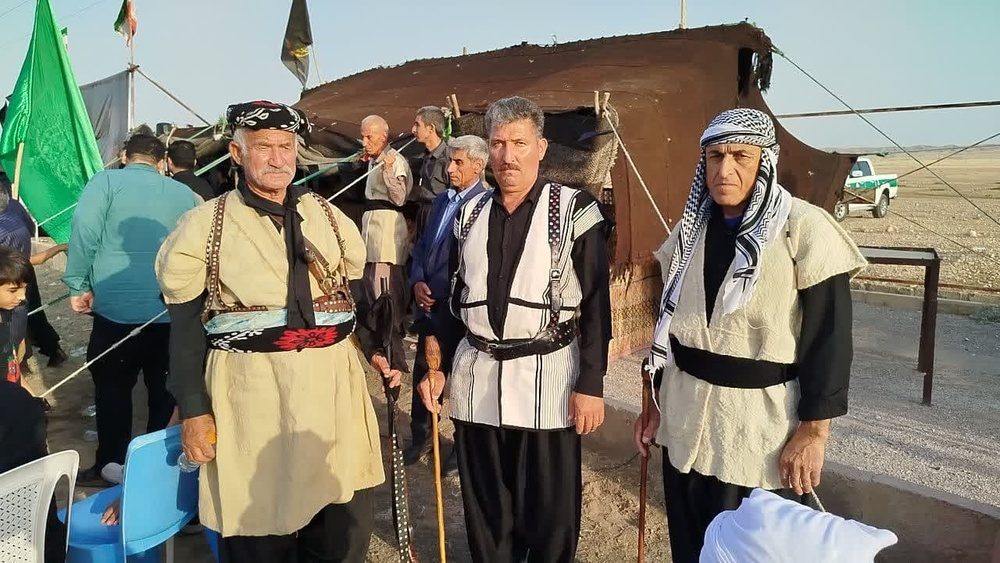گزارش تصویری آیین سنتی چمر شهید رئیسی توسط ایل شوهان