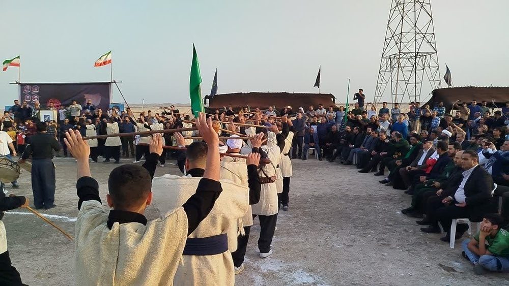 گزارش تصویری آیین سنتی چمر شهید رئیسی توسط ایل شوهان