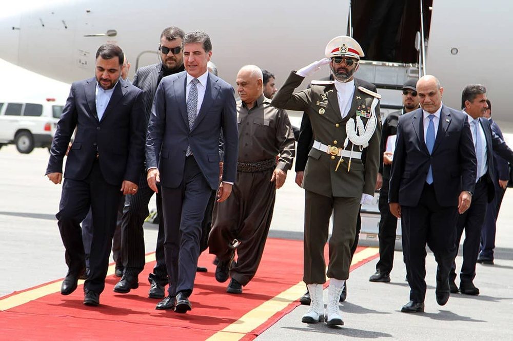 گزارش تصویری حضور نچیروان بارزانی به تهران جهت شرکت در مراسم تحلیف رئیس جمهور ایران