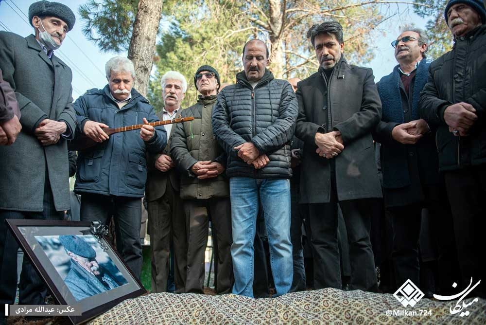 پیکر نویسنده نامدار کُرد در خاک کرمانشاه آرام گرفت