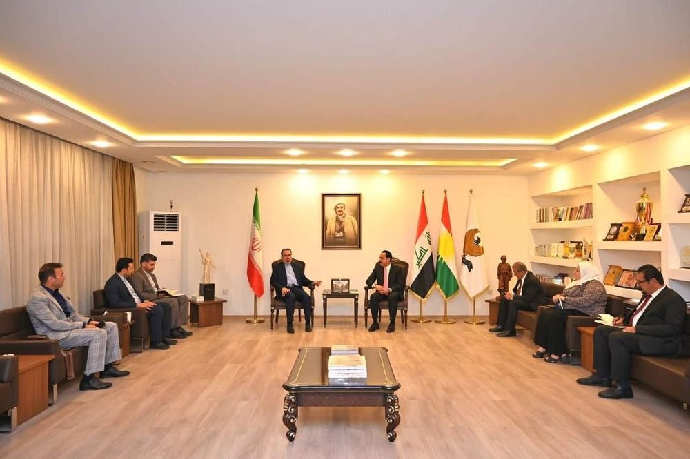 سرکنسول ایران با استاندار اربیل دیدار کرد