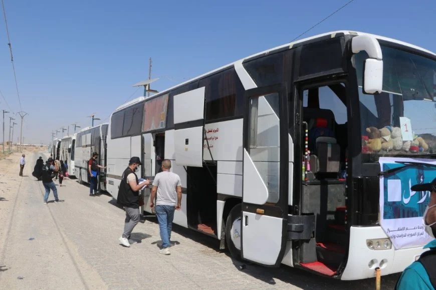 در چارچوب بازگشت داوطلبانه، ۱۷۸ پناهجو از اردوگاه هول عازم حلب شدند