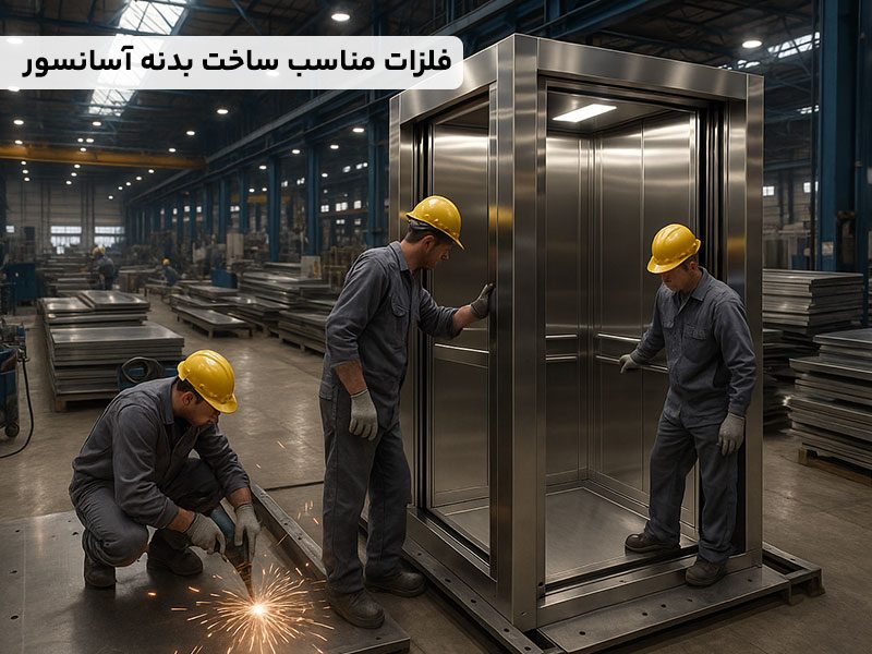 ساخت بدنه آسانسور