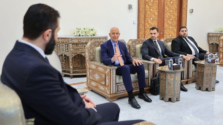 شاندێکی باڵای ئەمریکی لەگەڵ ئەحمەد شەرع کۆ بوونەوە