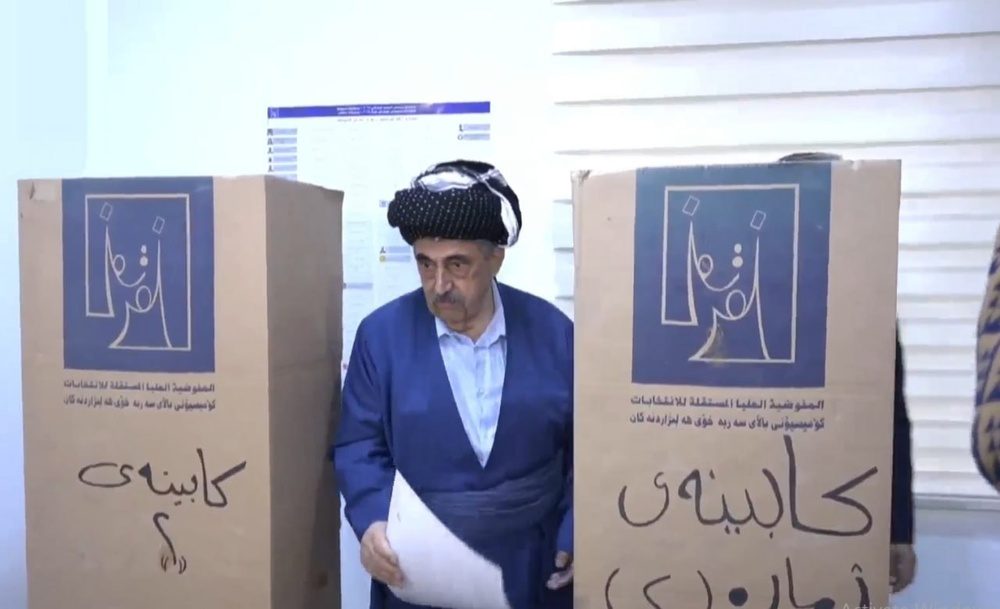 حضور مسئولان دولتی و حزبی اقلیم کردستان در انتخابات پارلمانی عراق