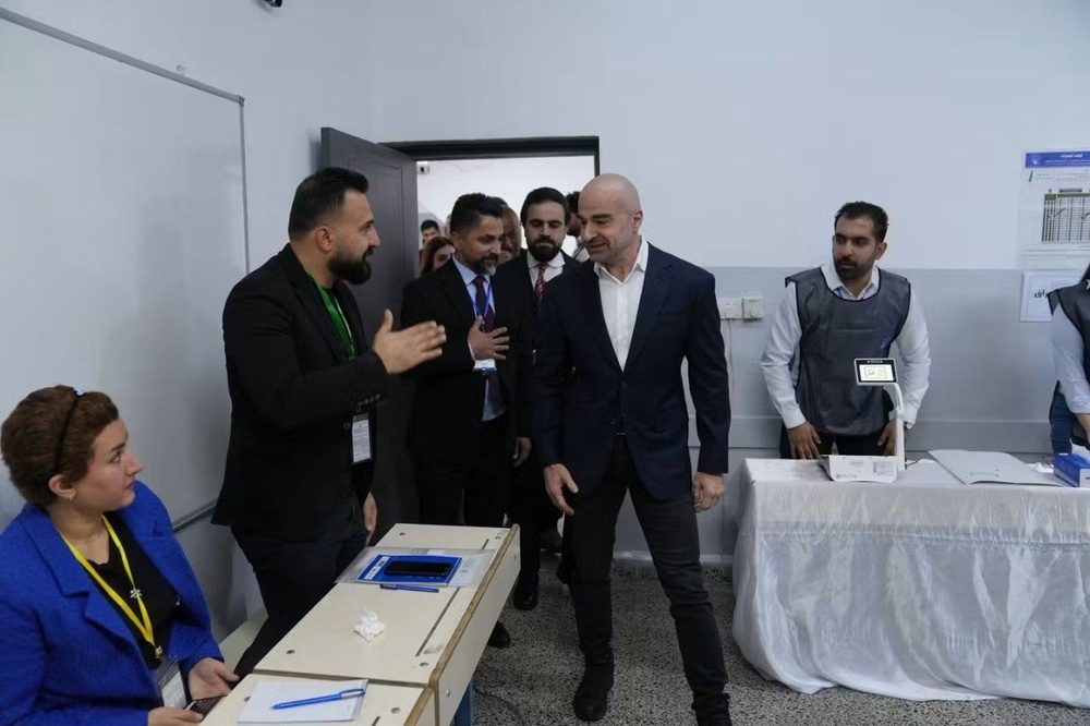 حضور مسئولان دولتی و حزبی اقلیم کردستان در انتخابات پارلمانی عراق