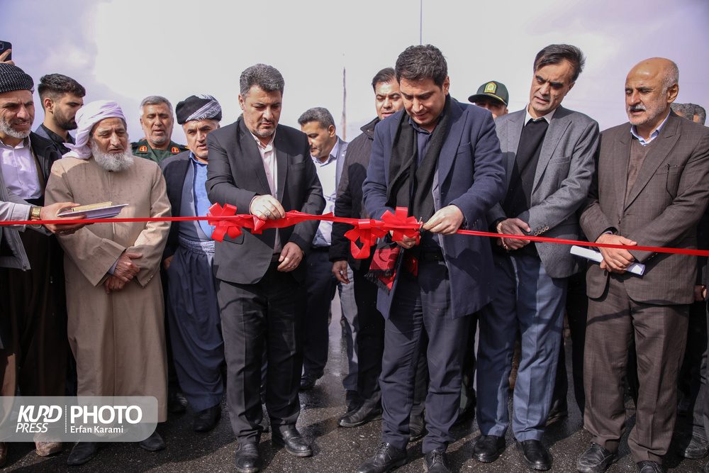 افتتاح چند طرح عمرانی و تولیدی در مریوان با حضور استاندار کردستان