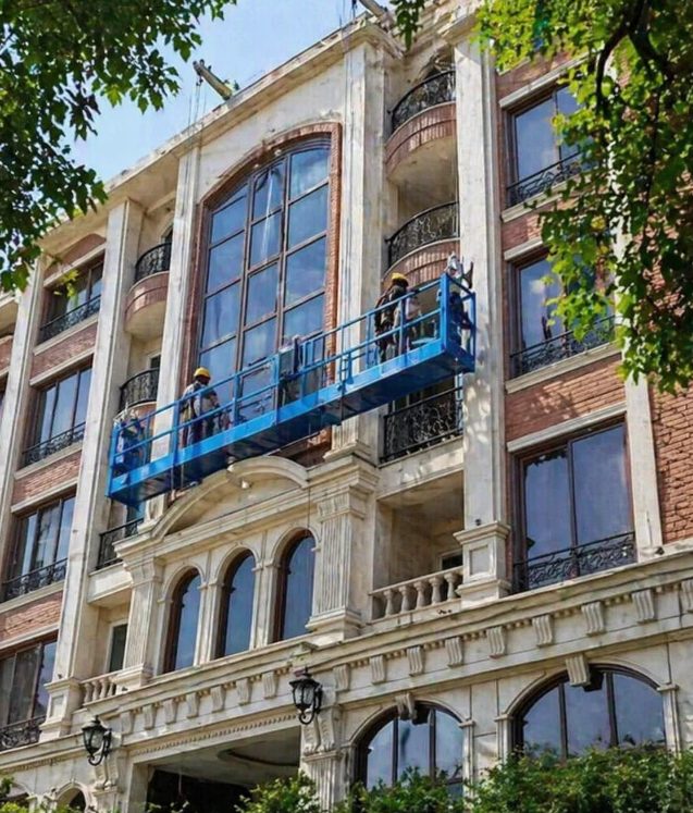 اجاره و خرید بالابر نما کلایمر؛ راهکاری برای پروژه‌ها