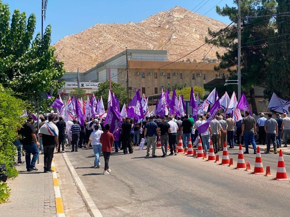 گردبوونەوەی ناڕەزایی کریستانەکانی دهۆک لەدژی داگیر کردنی زەوی و زار