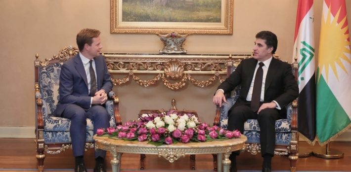 Nechirvan Barzani, new UK ambassador meet in Erbil