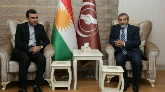 کونسووڵی ئێران پیرۆزبایی لە سەڵاحەدین بەهائەدین دەکات