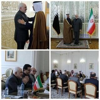 وەزیری دەرەوەی قەتەر لەگەڵ وەزیری دەەروەی ئێران دیدرای کرد