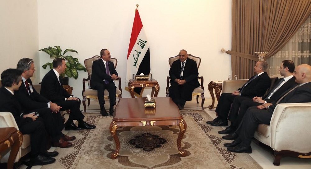 Turkish FM meets Iraqi PM in Baghdad