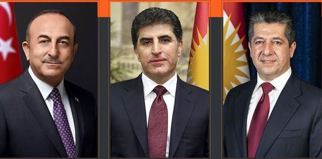 چاوشئۆغڵو پەیوەندیی بە نێچیرڤان بارزانی و مەسروور بارزانییەوە دەکات