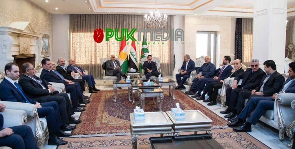 تاکید بر تحکیم روابط اربیل و بغداد در دیدار عبدالمهدی با رهبران اتحادیه میهنی کردستان