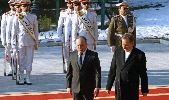 استقبال رسمی جهانگیری از نخست وزیر سوریه