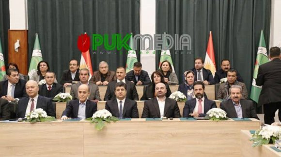 سەركردایەتیی گشتیی یەکێتی ڕاگەیێندراوی یەكەم كۆبوونەوەی بڵاو کردەوە