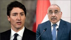 گفت‌وگوی نخست‌وزیران عراق و کانادا درباره جلوگیری از تشدید تنش در منطقه
