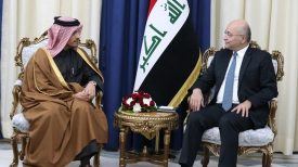 تاکید رئیس‌جمهوری عراق و معاون نخست‌وزیر قطر بر لزوم کاهش تنش در منطقه