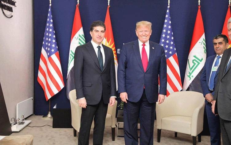 بارزانی در دیدار با ترامپ:  اقلیم کردستان و آمریکا همپیمان و شریک هستند