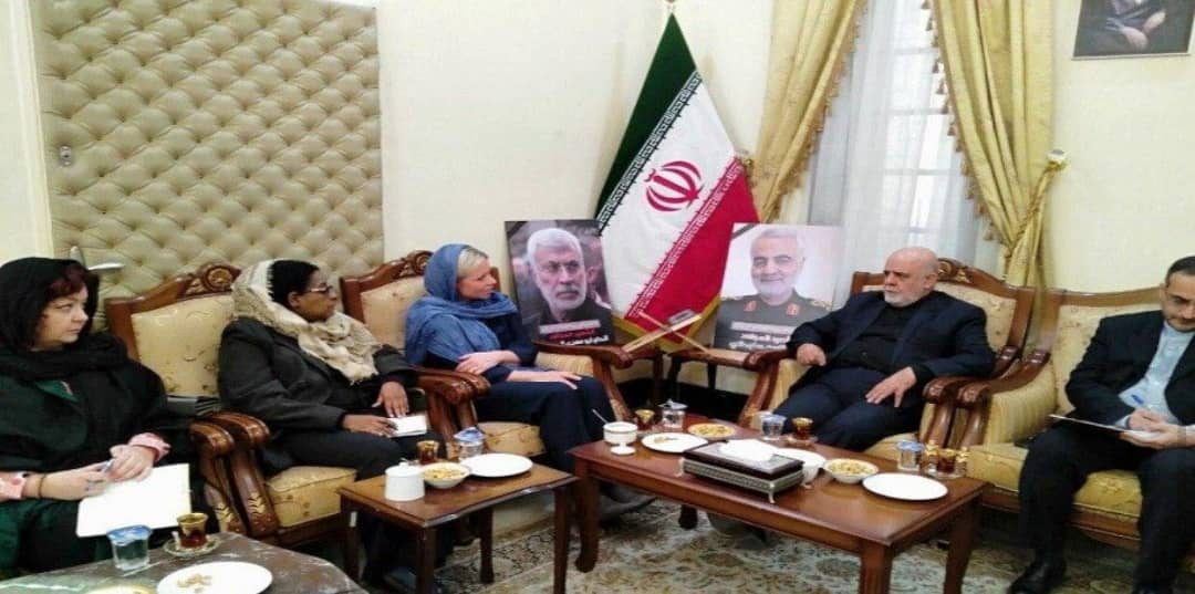 دیدار سفیر ایران در بغداد با نماینده سازمان ملل