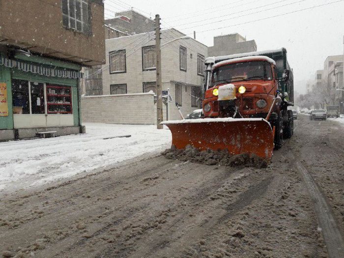 بارش ١٠ سانتی متری برف در چالدران