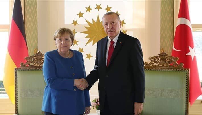 تماس تلفنی اردوغان – مرکل با موضوع سوریه