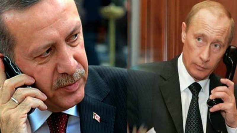 تماس تلفنی اردوغان – پوتین در پی افزایش تنش ها در ادلب