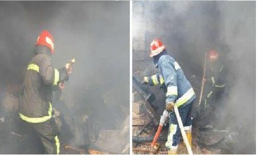 یک انبار زنبوداری در مهاباد سوخت