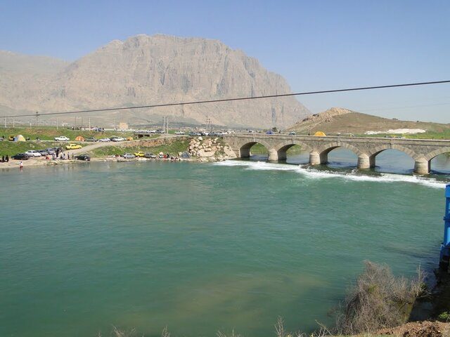 مرمت پل تاریخی «چهر» در شهرستان هرسین