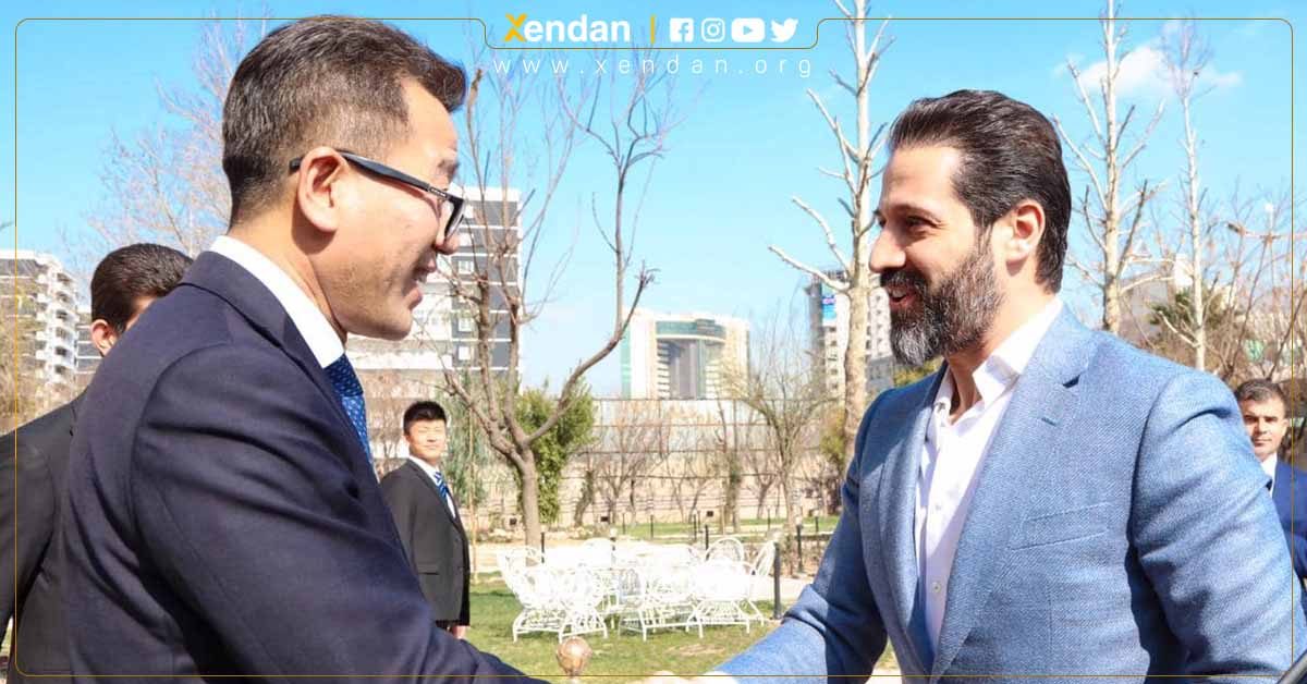 گفتگوی قباد طالبانی  و سرکنسول چین در مورد مقابله با کرونا