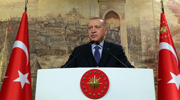 Erdogan asks Putin to step aside from Syria