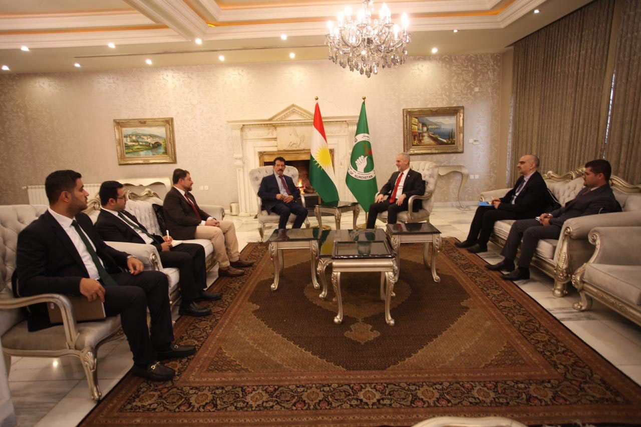 دیدار کوسرت رسول و نماینده سازمان ملل در اقلیم کردستان