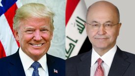 پیام تبریک دونالد ترامپ برای برهم صالح به مناسبت نوروز