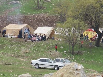 چادرهای نوروزی در طبیعت جنگلی سیروان جمع آوری شد