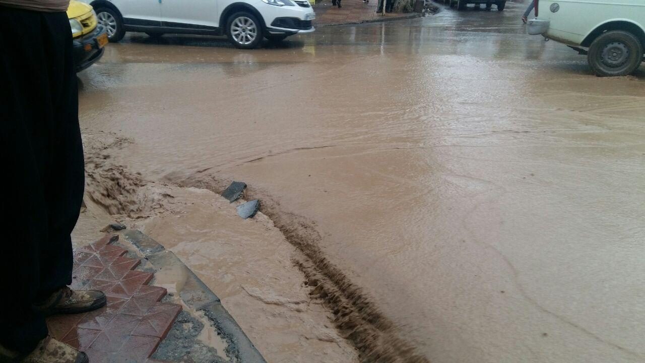 بارش بهاری و داستان مجدد آبگرفتگی معابر مهاباد!