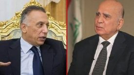 گفت‌وگوی فواد حسین با مصطفی کاظمی درباره تشکیل دولت جدید عراق