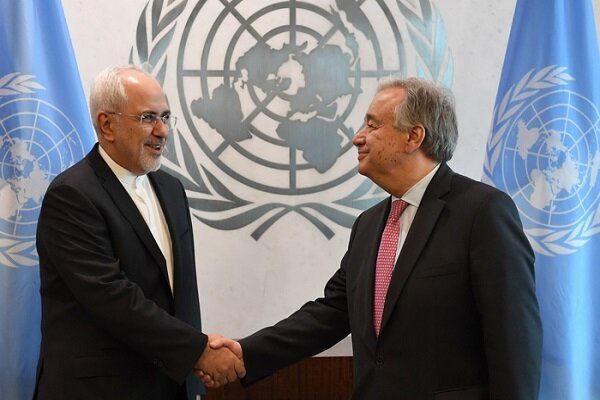 Iranian FM, UN chief discuss US sanctions against Iran