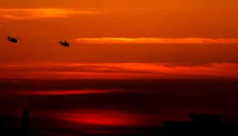 US choppers swooping down on Syrian town, picking up unknown persons