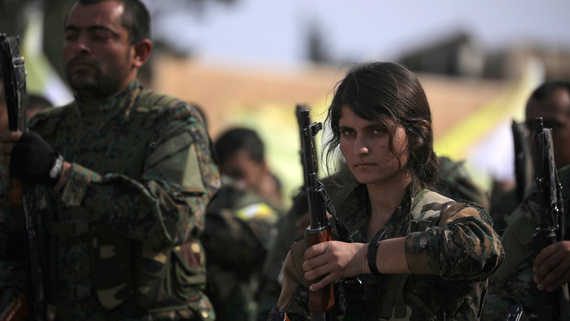 Kurdish and coalition forces target Islamic State in eastern Syria