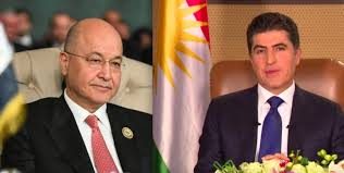 نچیروان بارزانی برای دیدار با برهم صالح به سلیمانیه سفر می کند