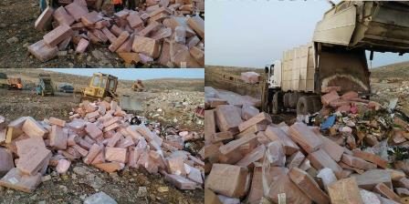 معدوم سازی 10 تن چربی حیوانی فاسد بوکان 
