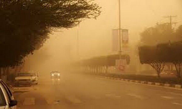 وزش باد و گرد و غبار کردستان را در بر می گیرد