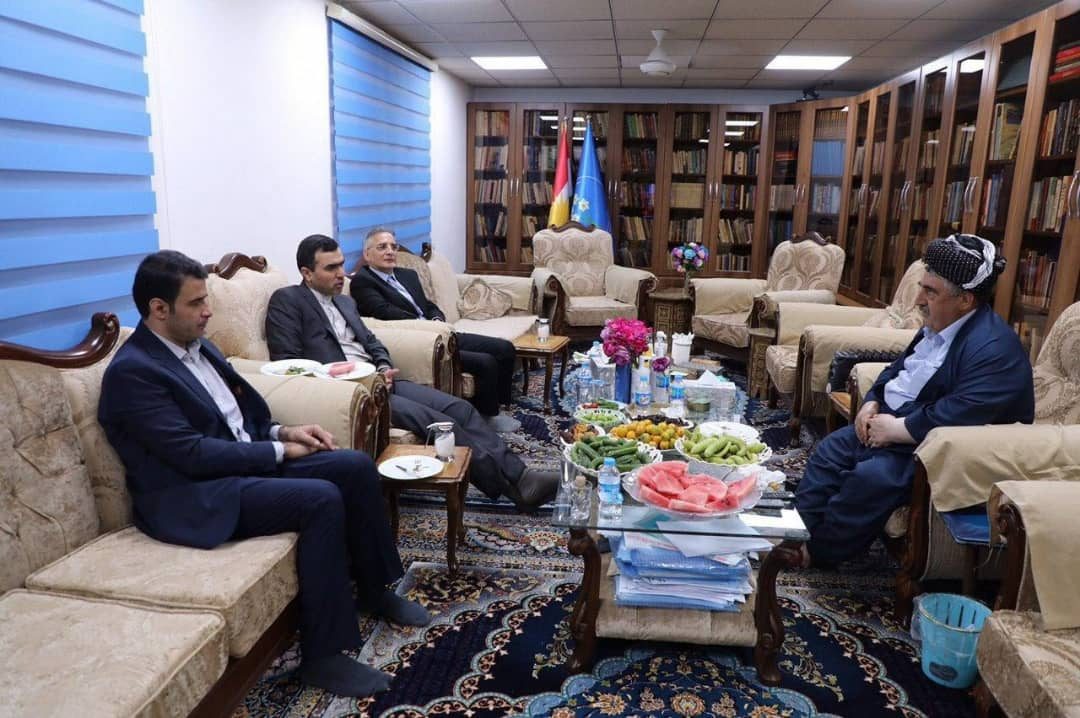 دیدار سرکنسول ایران در سلیمانیه با دبیر کل حزب سوسیالیست  کردستان عراق