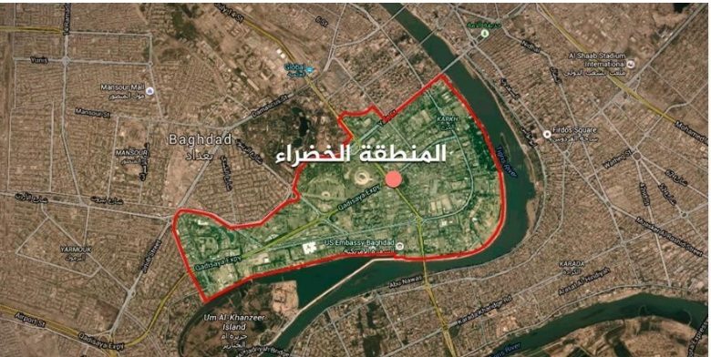 شلیک راکت به منطقه سبز بغداد