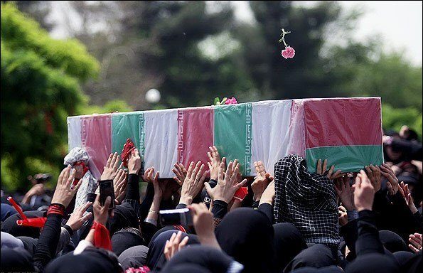 انتقال پیکر ۴ شهید گمنام به کردستان