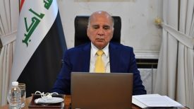 شرکت وزیر خارجه عراق در کنفرانس مجازی درباره آوارگان در دوره کرونا